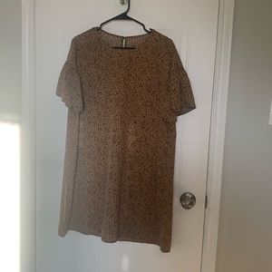 Shein Animal Print polyester Dress Size L